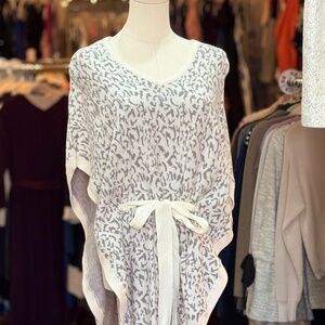 Unbranded animal print belted shawl